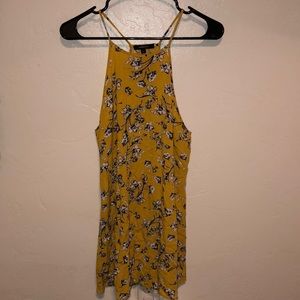 Ambiance yellow & floral summer dress
